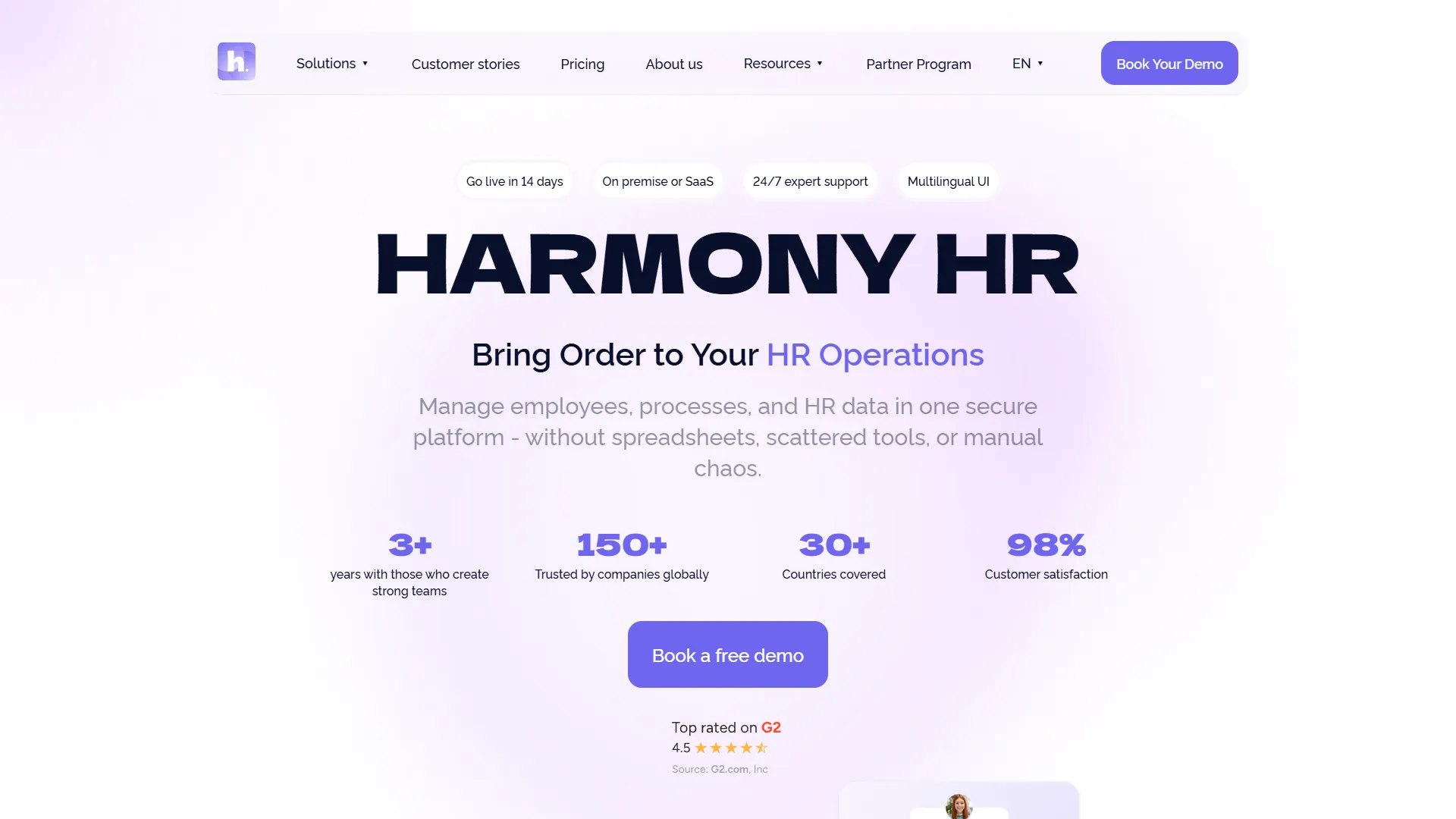 HarmonyHR Screenshot